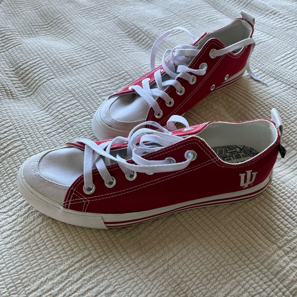 Indiana University IU Hoosiers Converse Style Low-Top shoes by SKICKS